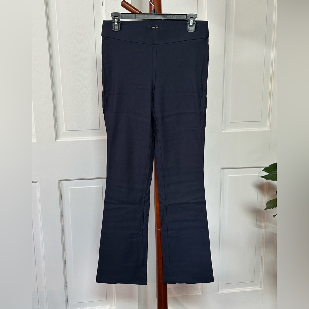 Simply Vera Vera Wang Navy Blue Boot Cut Pull On Pants Size Small